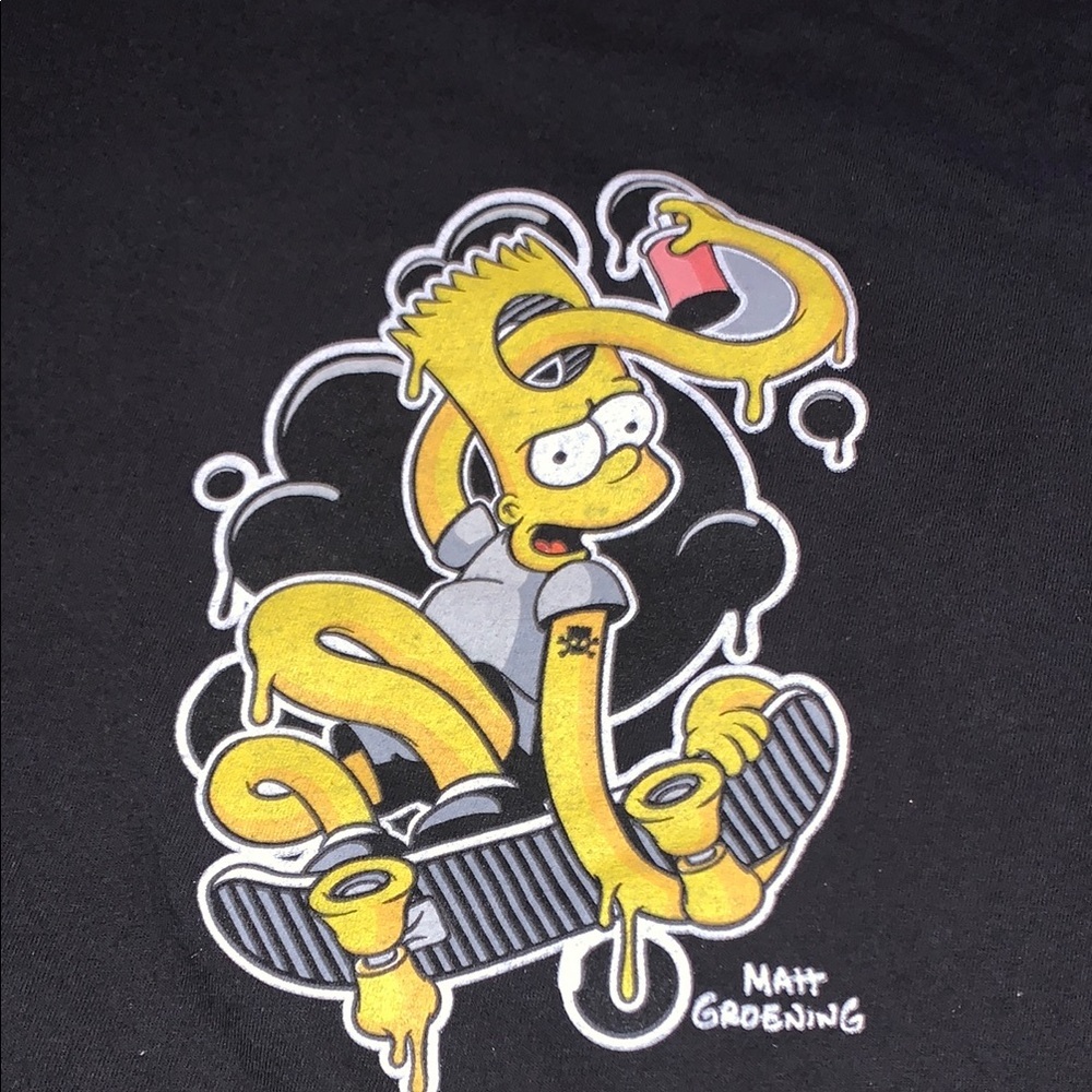 Limited edition Simpsons collab Freeze Short Sleeve Tee with Graphic - Picture 5 of 7